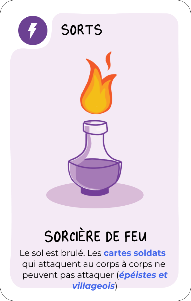 Carte Sorcière de feu